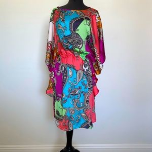 MSK boutique MOD size 6 figure flattering dress